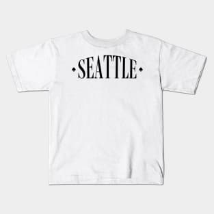 Seattle FUNKY SPADE Black Kids T-Shirt